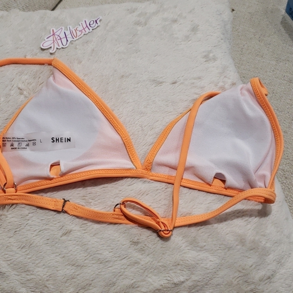 Shein orange two piece swimsuit large - Picture 12 of 15